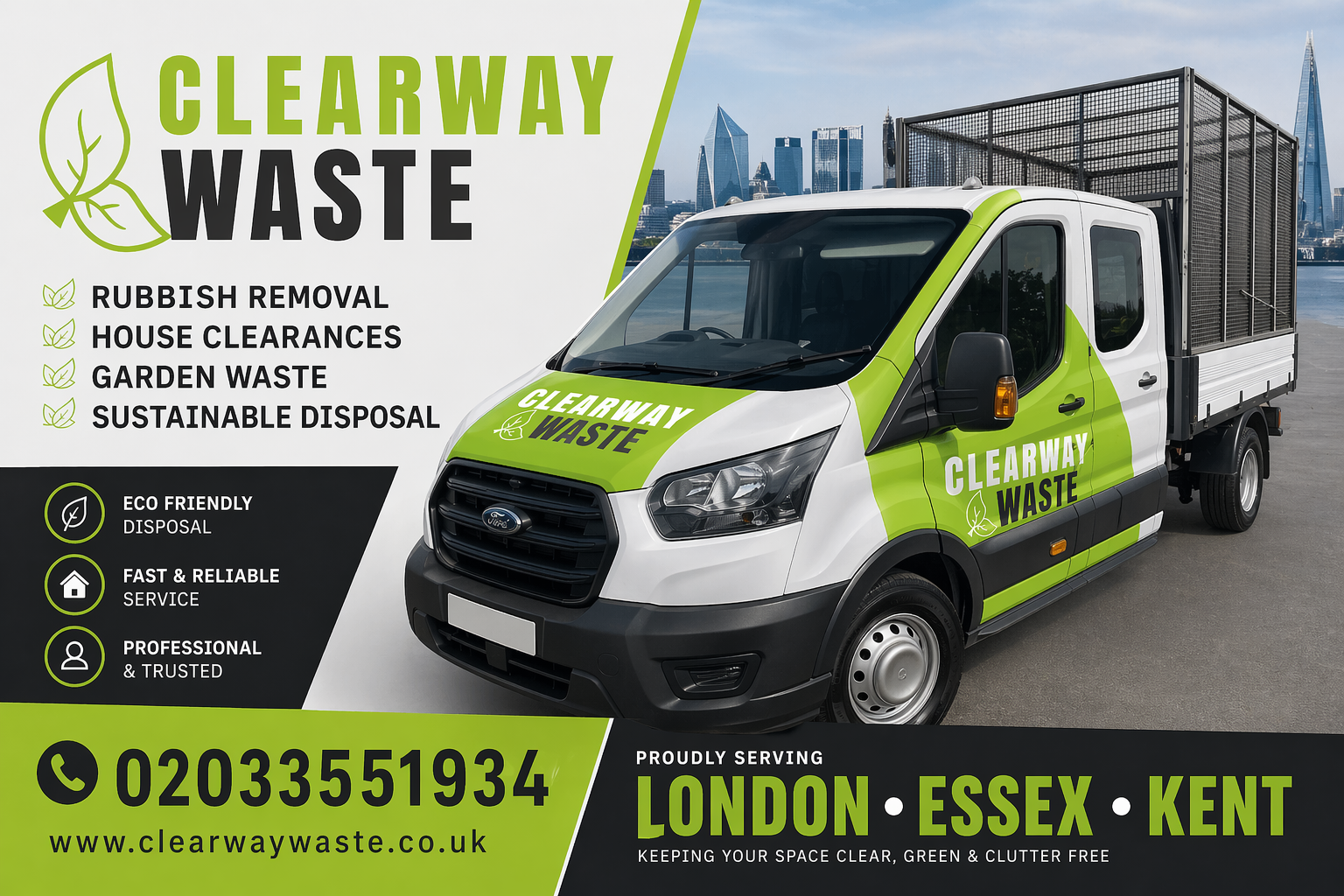 Clearway Waste promotional advert